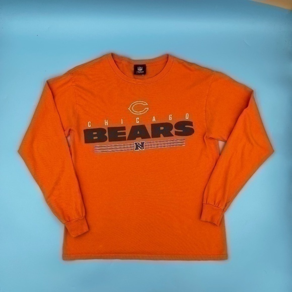 VTG NFL Chicago Bears Long-Sleeve Graphic Tee